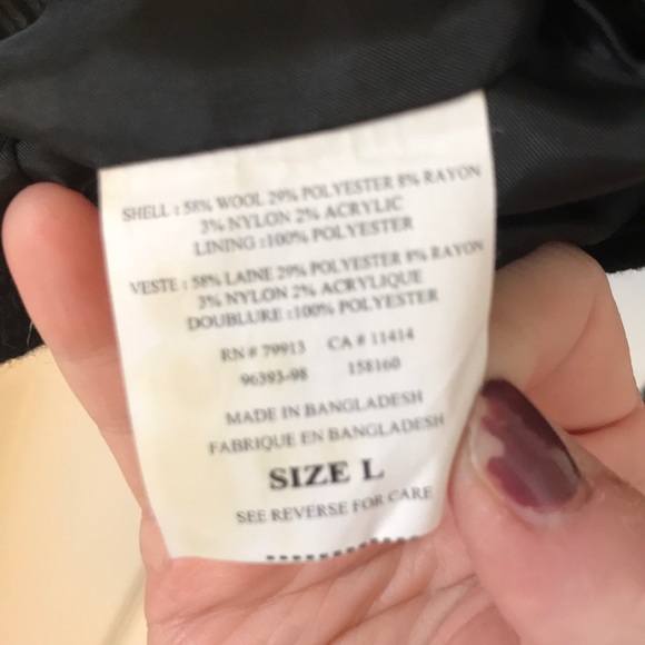 Super cute wool blend jacket/blazer - Picture 3 of 4